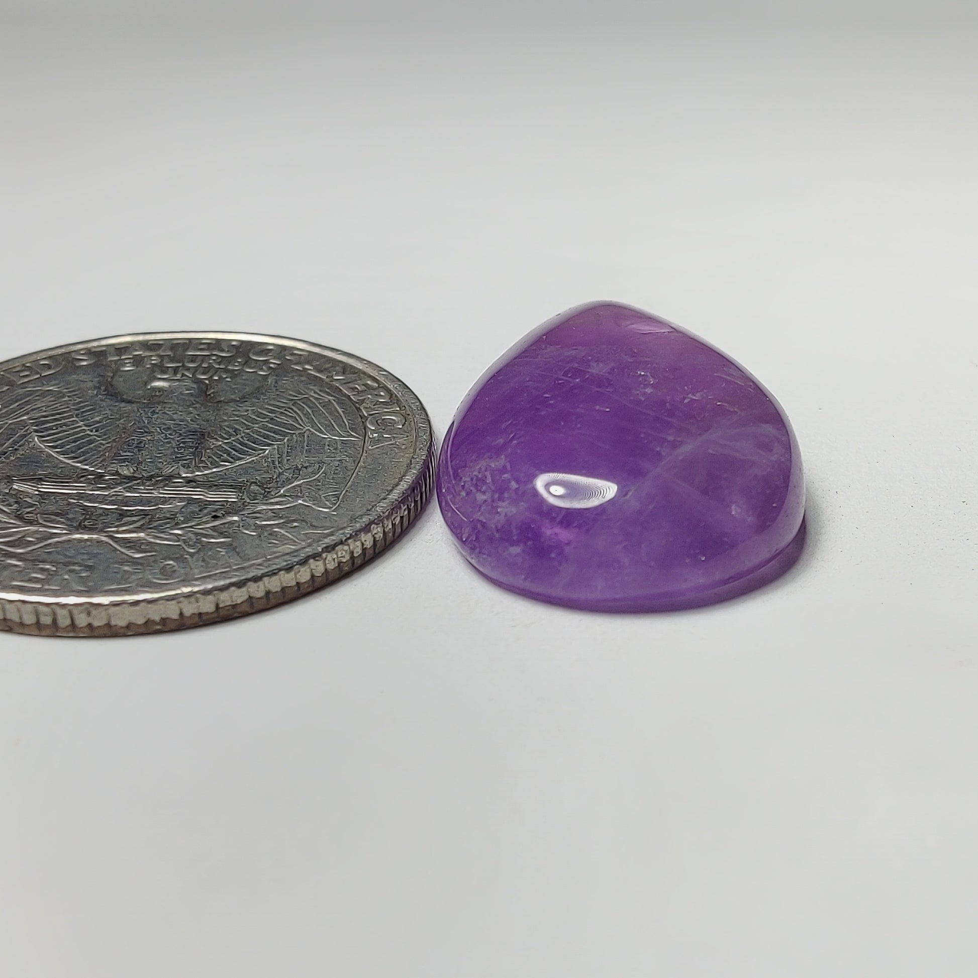 Amethyst Cabochon gemstone cabochon - natural crystal healing stone for jewelry making by Gemivra