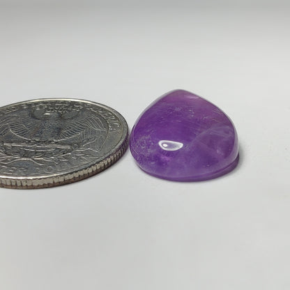 Amethyst Cabochon gemstone cabochon - natural crystal healing stone for jewelry making by Gemivra