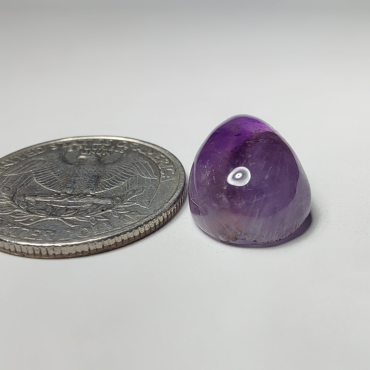 Amethyst Cabochon gemstone cabochon - natural crystal healing stone for jewelry making by Gemivra