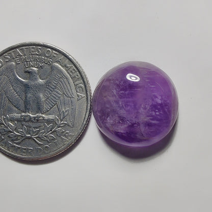 Amethyst Cabochon gemstone cabochon - natural crystal healing stone for jewelry making by Gemivra