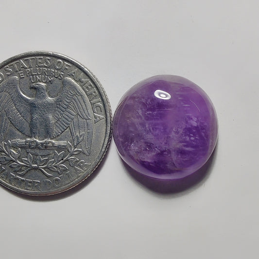 Amethyst Cabochon gemstone cabochon - natural crystal healing stone for jewelry making by Gemivra