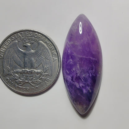 Amethyst Cabochon gemstone cabochon - natural crystal healing stone for jewelry making by Gemivra