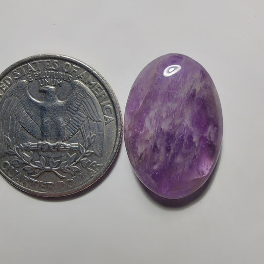 Amethyst Cabochon gemstone cabochon - natural crystal healing stone for jewelry making by Gemivra