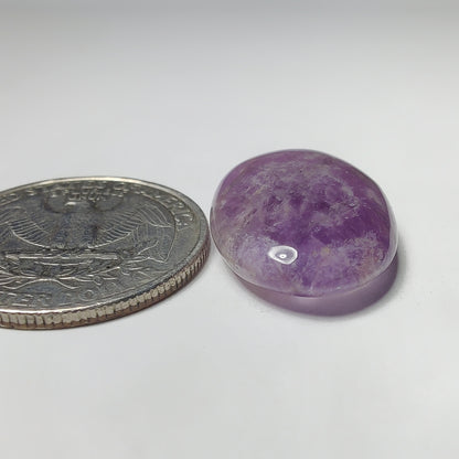 Amethyst Cabochon gemstone cabochon - natural crystal healing stone for jewelry making by Gemivra