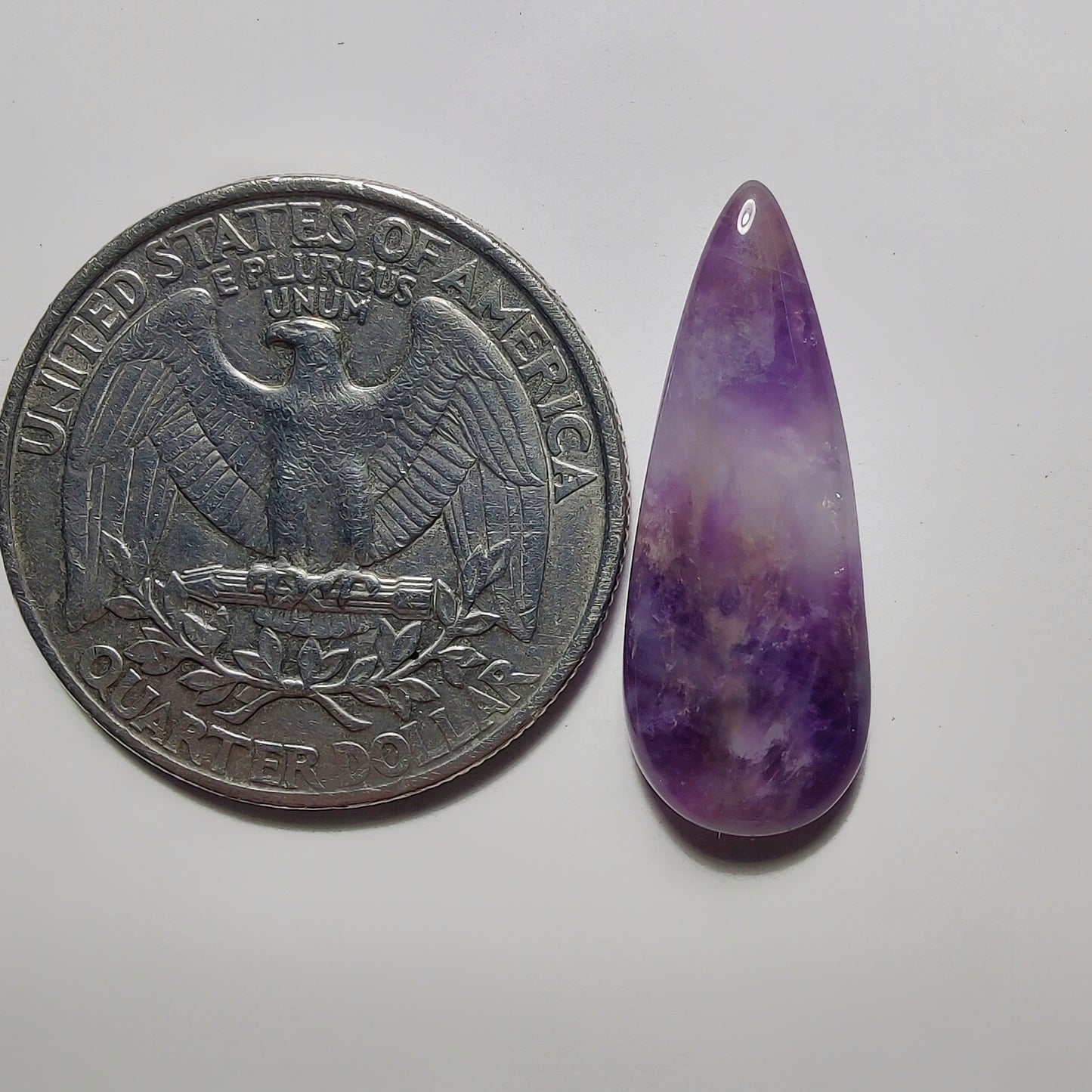 Amethyst Cabochon gemstone cabochon - natural crystal healing stone for jewelry making by Gemivra
