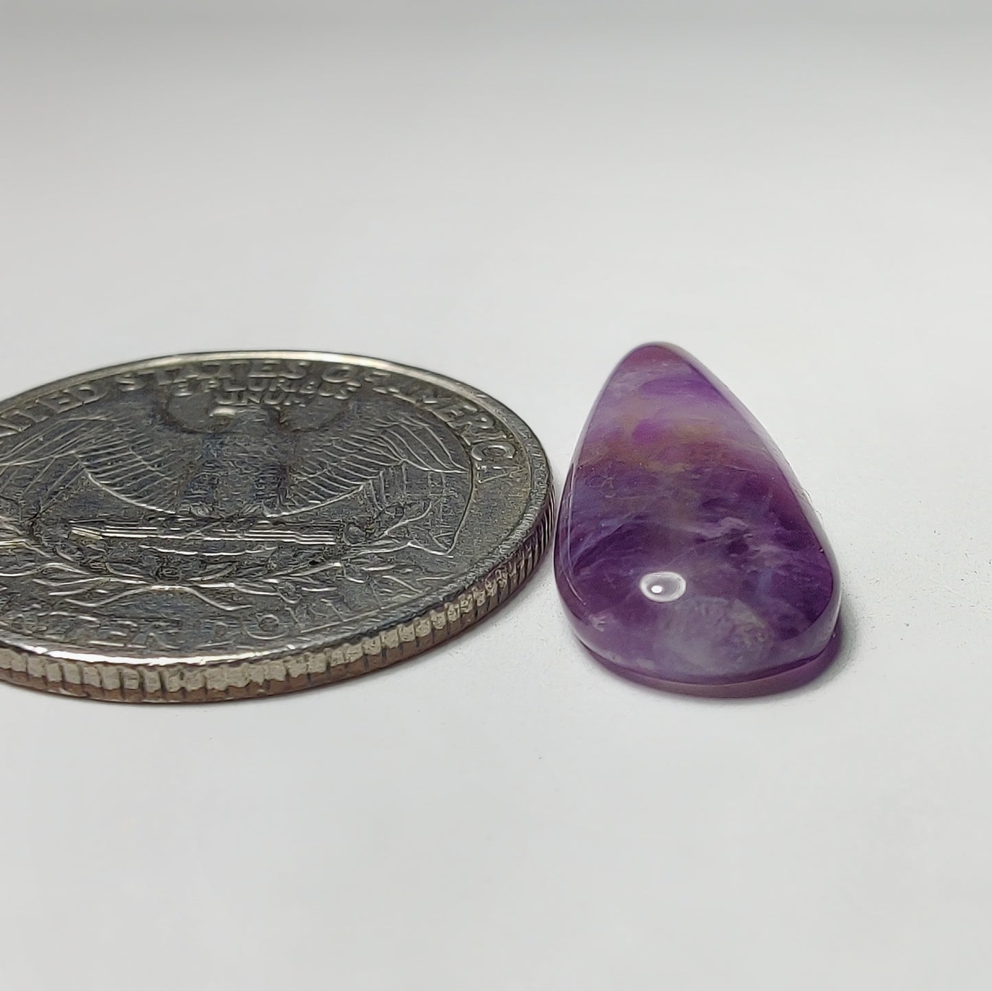 Amethyst Cabochon gemstone cabochon - natural crystal healing stone for jewelry making by Gemivra