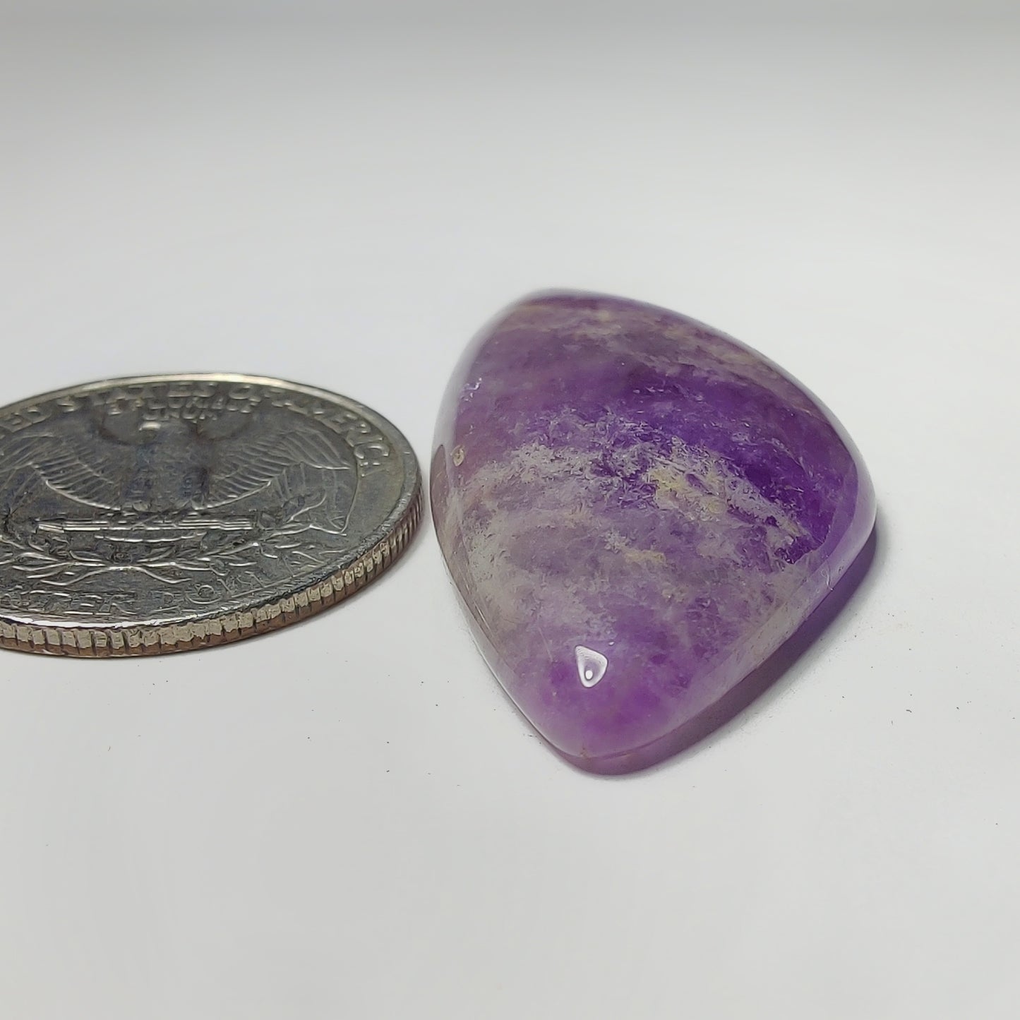Amethyst Cabochon gemstone cabochon - natural crystal healing stone for jewelry making by Gemivra