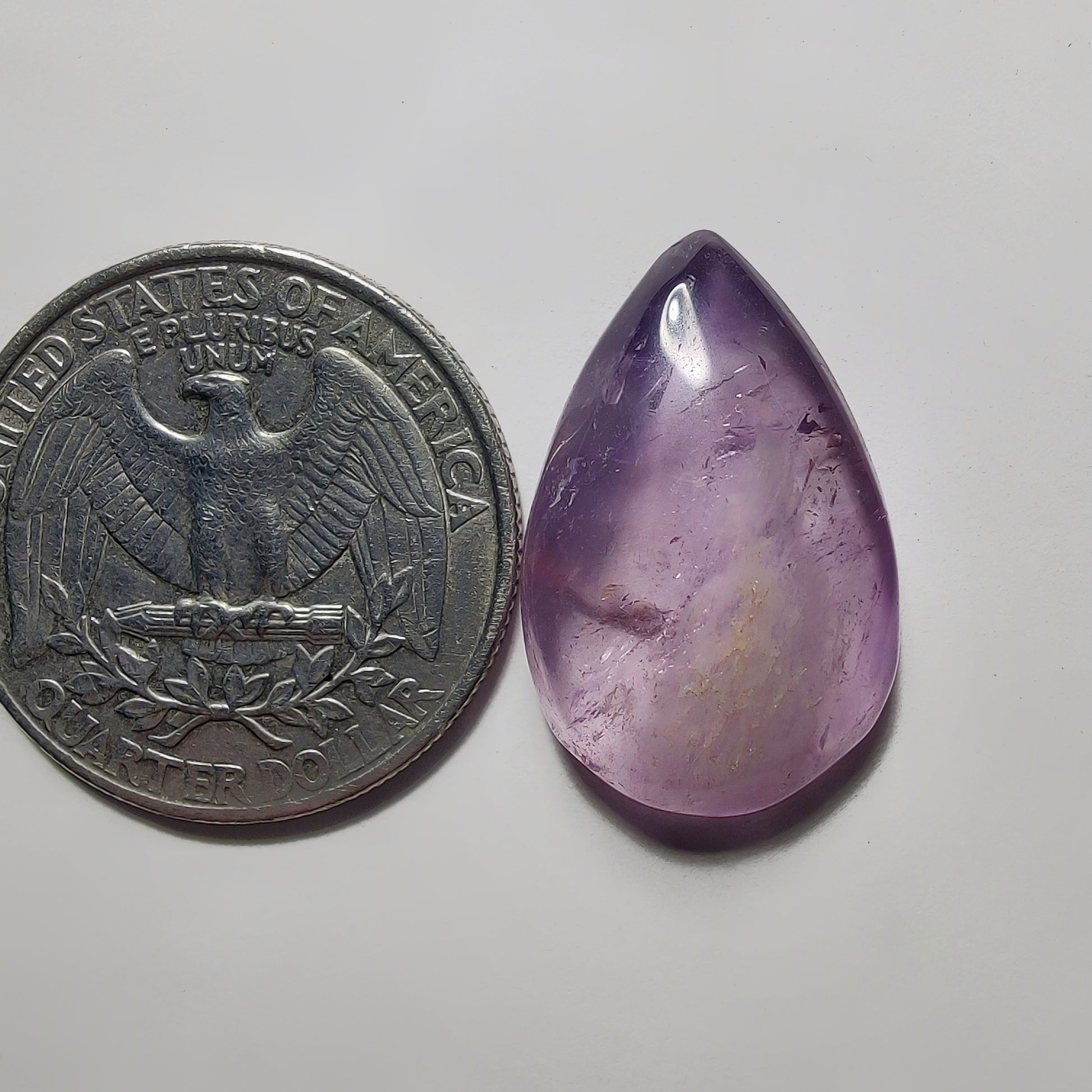 Amethyst Cabochon gemstone cabochon - natural crystal healing stone for jewelry making by Gemivra