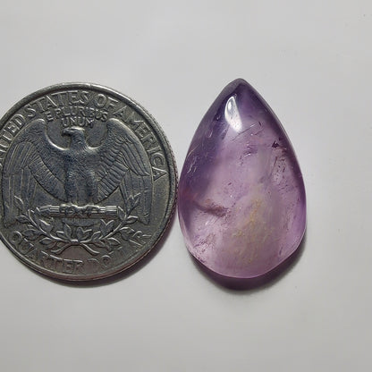 Amethyst Cabochon gemstone cabochon - natural crystal healing stone for jewelry making by Gemivra