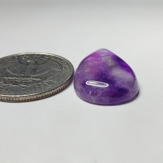 Amethyst Cabochon gemstone cabochon - natural crystal healing stone for jewelry making by Gemivra