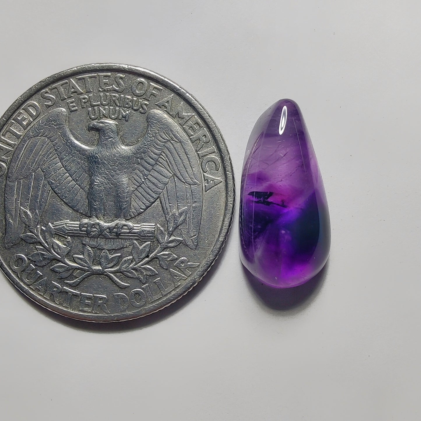 Amethyst Cabochon gemstone cabochon - natural crystal healing stone for jewelry making by Gemivra