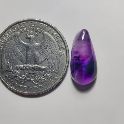 Amethyst Cabochon gemstone cabochon - natural crystal healing stone for jewelry making by Gemivra