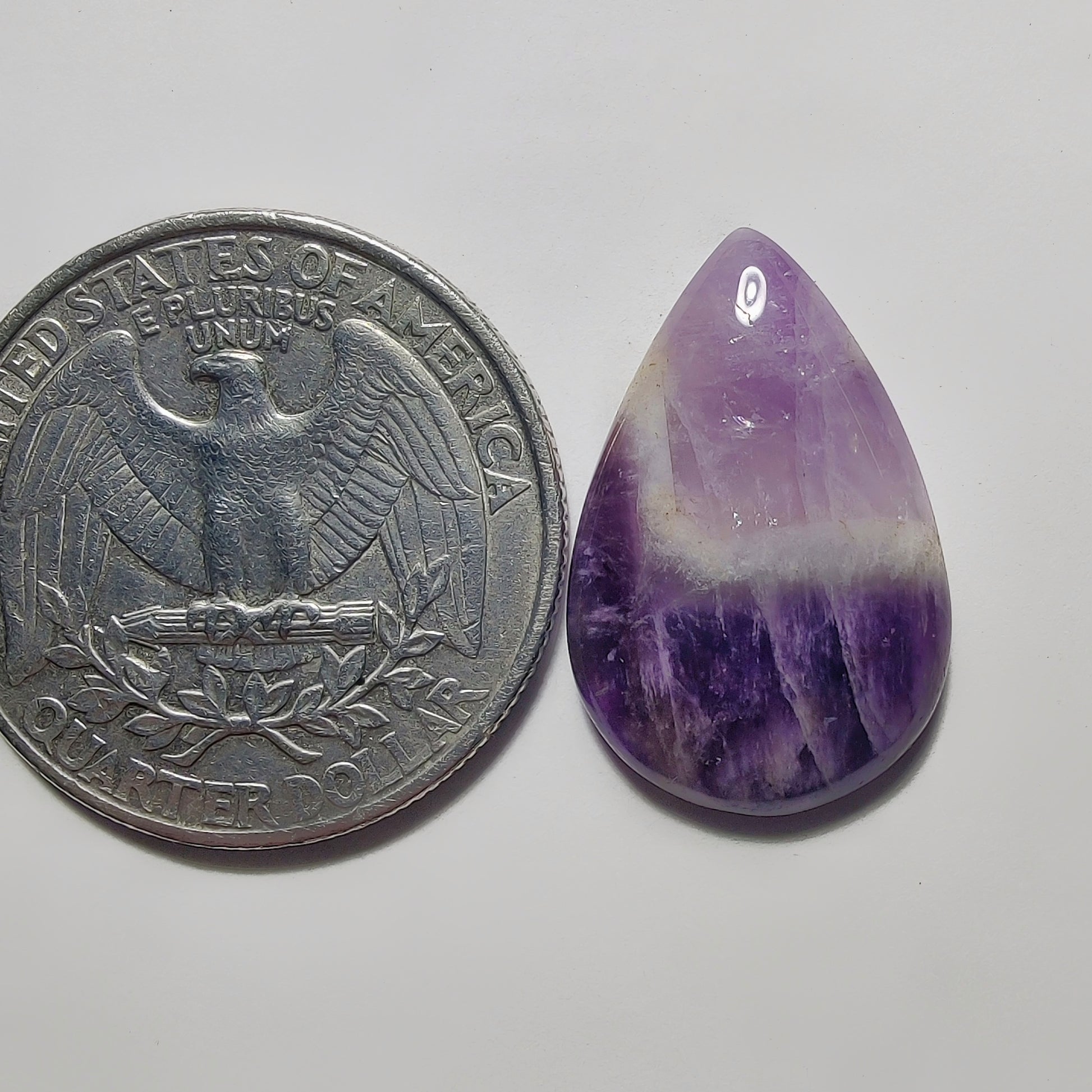 Amethyst Cabochon gemstone cabochon - natural crystal healing stone for jewelry making by Gemivra
