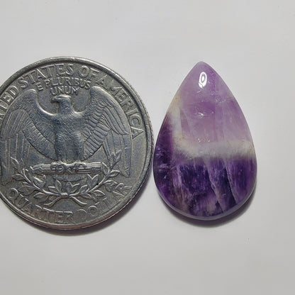 Amethyst Cabochon gemstone cabochon - natural crystal healing stone for jewelry making by Gemivra