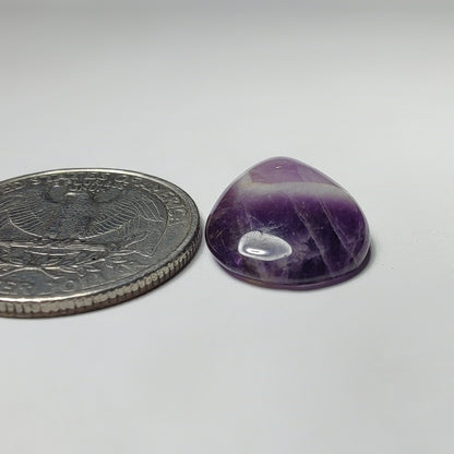 Amethyst Cabochon gemstone cabochon - natural crystal healing stone for jewelry making by Gemivra