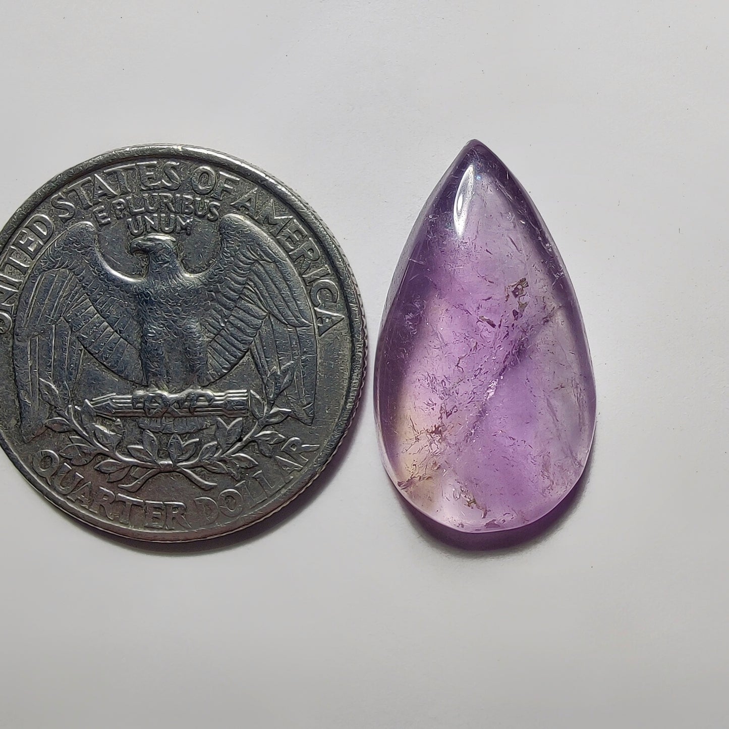 Amethyst Cabochon gemstone cabochon - natural crystal healing stone for jewelry making by Gemivra