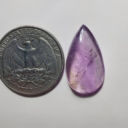 Amethyst Cabochon gemstone cabochon - natural crystal healing stone for jewelry making by Gemivra