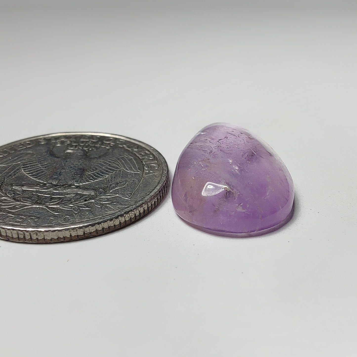 Amethyst Cabochon gemstone cabochon - natural crystal healing stone for jewelry making by Gemivra