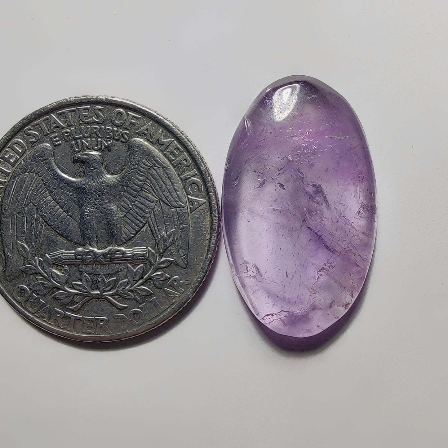 Amethyst Cabochon gemstone cabochon - natural crystal healing stone for jewelry making by Gemivra