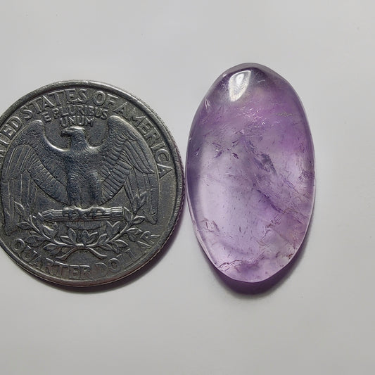 Amethyst Cabochon gemstone cabochon - natural crystal healing stone for jewelry making by Gemivra
