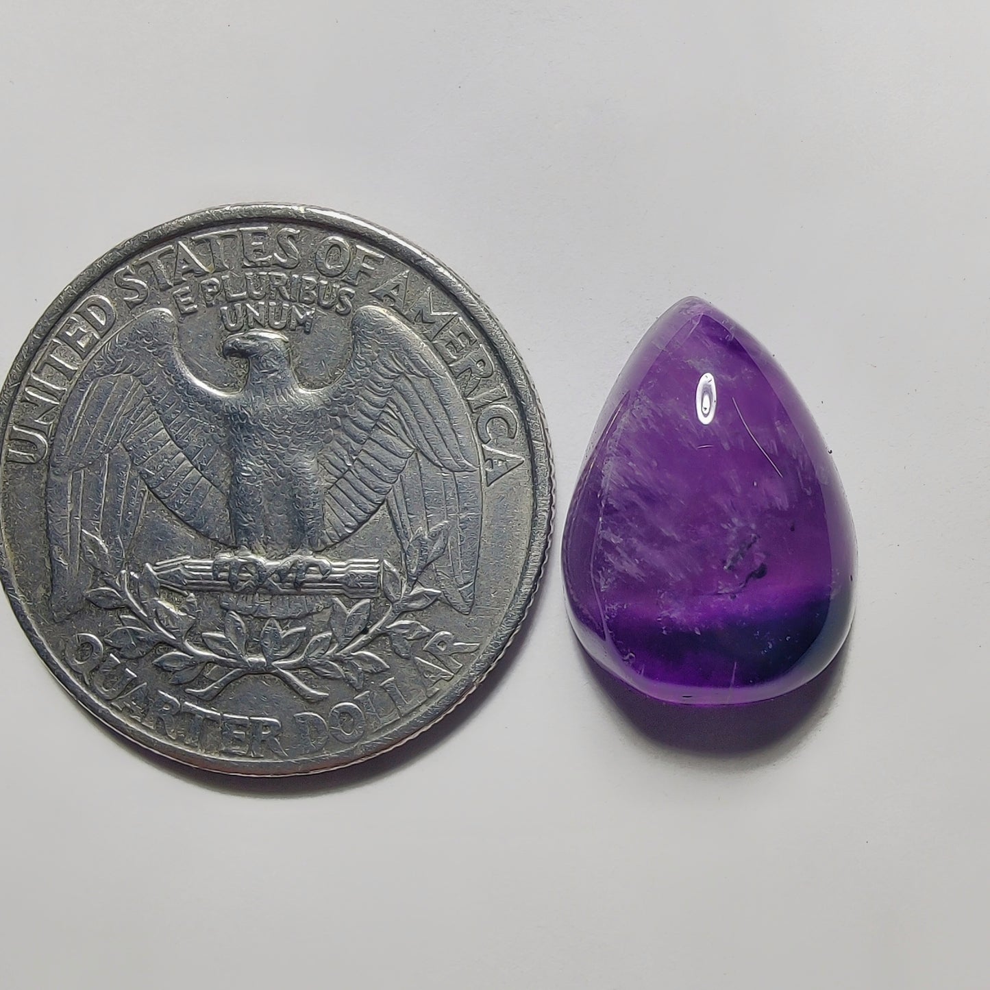 Amethyst Cabochon gemstone cabochon - natural crystal healing stone for jewelry making by Gemivra