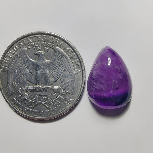Amethyst Cabochon gemstone cabochon - natural crystal healing stone for jewelry making by Gemivra