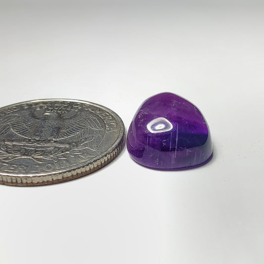 Amethyst Cabochon gemstone cabochon - natural crystal healing stone for jewelry making by Gemivra