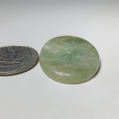 Golden Seraphinite Cabochon gemstone cabochon - natural crystal healing stone for jewelry making by Gemivra