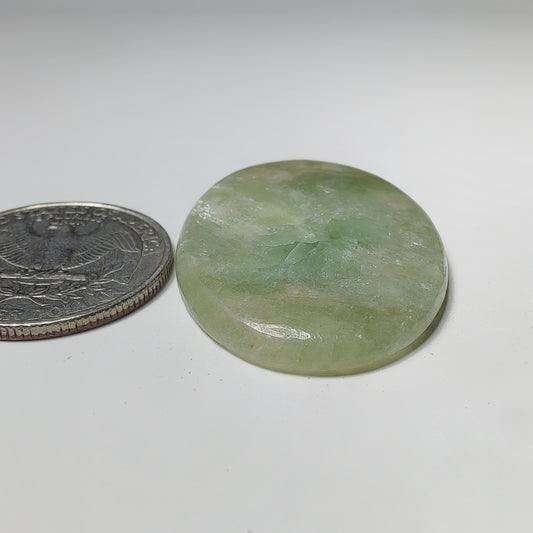 Golden Seraphinite Cabochon gemstone cabochon - natural crystal healing stone for jewelry making by Gemivra