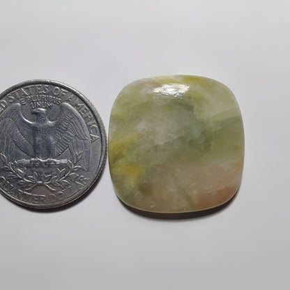 Golden Seraphinite Cabochon gemstone cabochon - natural crystal healing stone for jewelry making by Gemivra