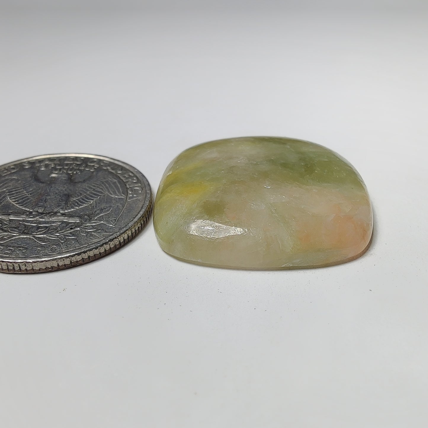 Golden Seraphinite Cabochon gemstone cabochon - natural crystal healing stone for jewelry making by Gemivra