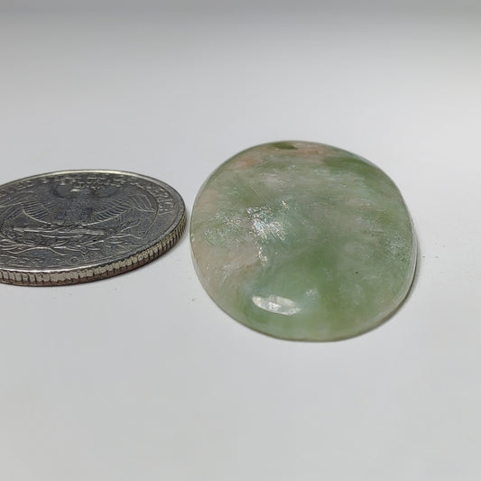 Golden Seraphinite Cabochon gemstone cabochon - natural crystal healing stone for jewelry making by Gemivra