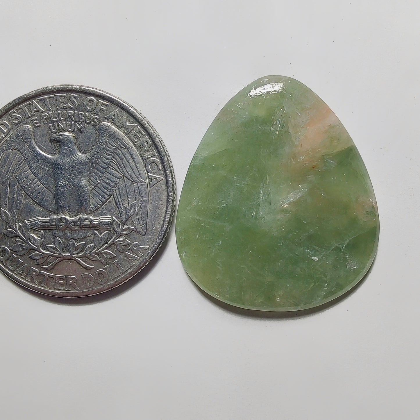 Golden Seraphinite Cabochon gemstone cabochon - natural crystal healing stone for jewelry making by Gemivra