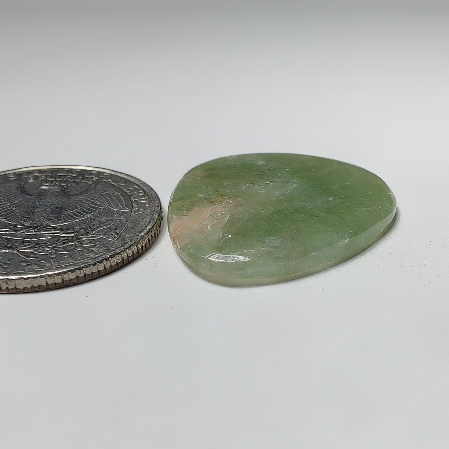 Golden Seraphinite Cabochon gemstone cabochon - natural crystal healing stone for jewelry making by Gemivra