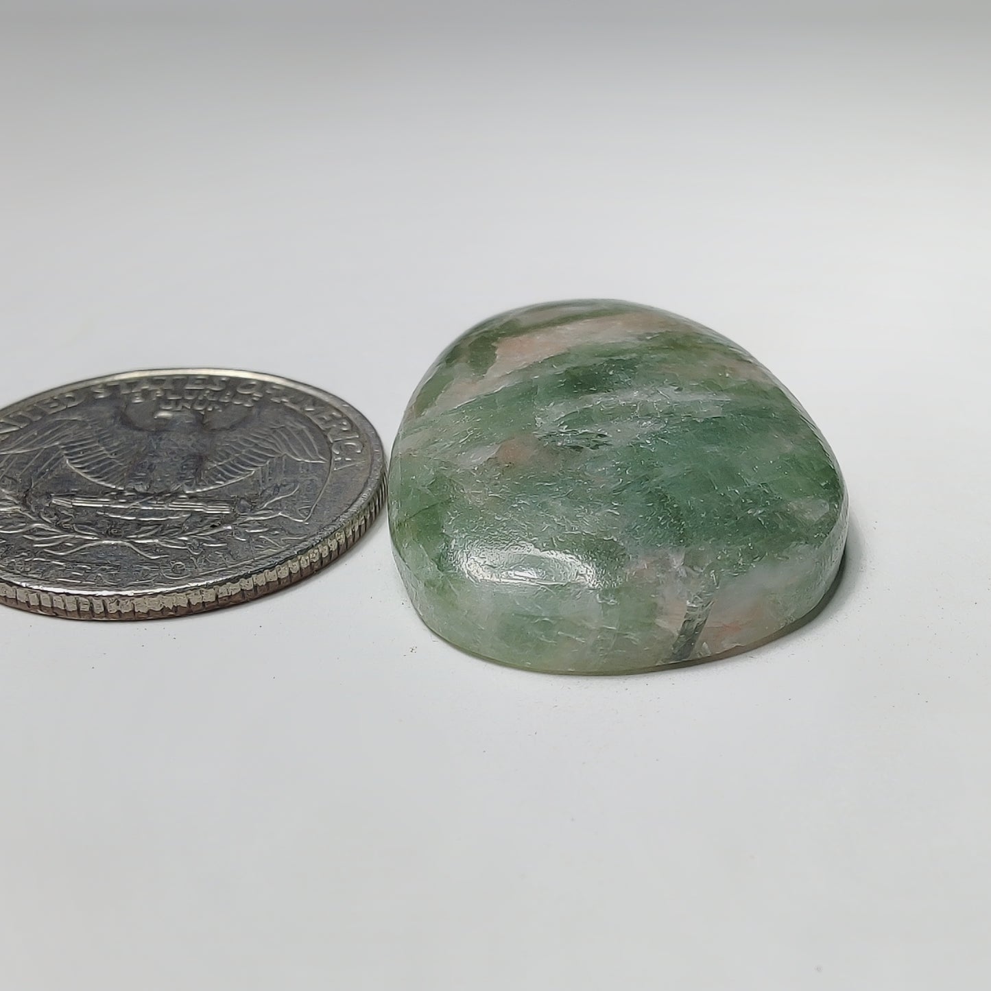Golden Seraphinite Cabochon gemstone cabochon - natural crystal healing stone for jewelry making by Gemivra