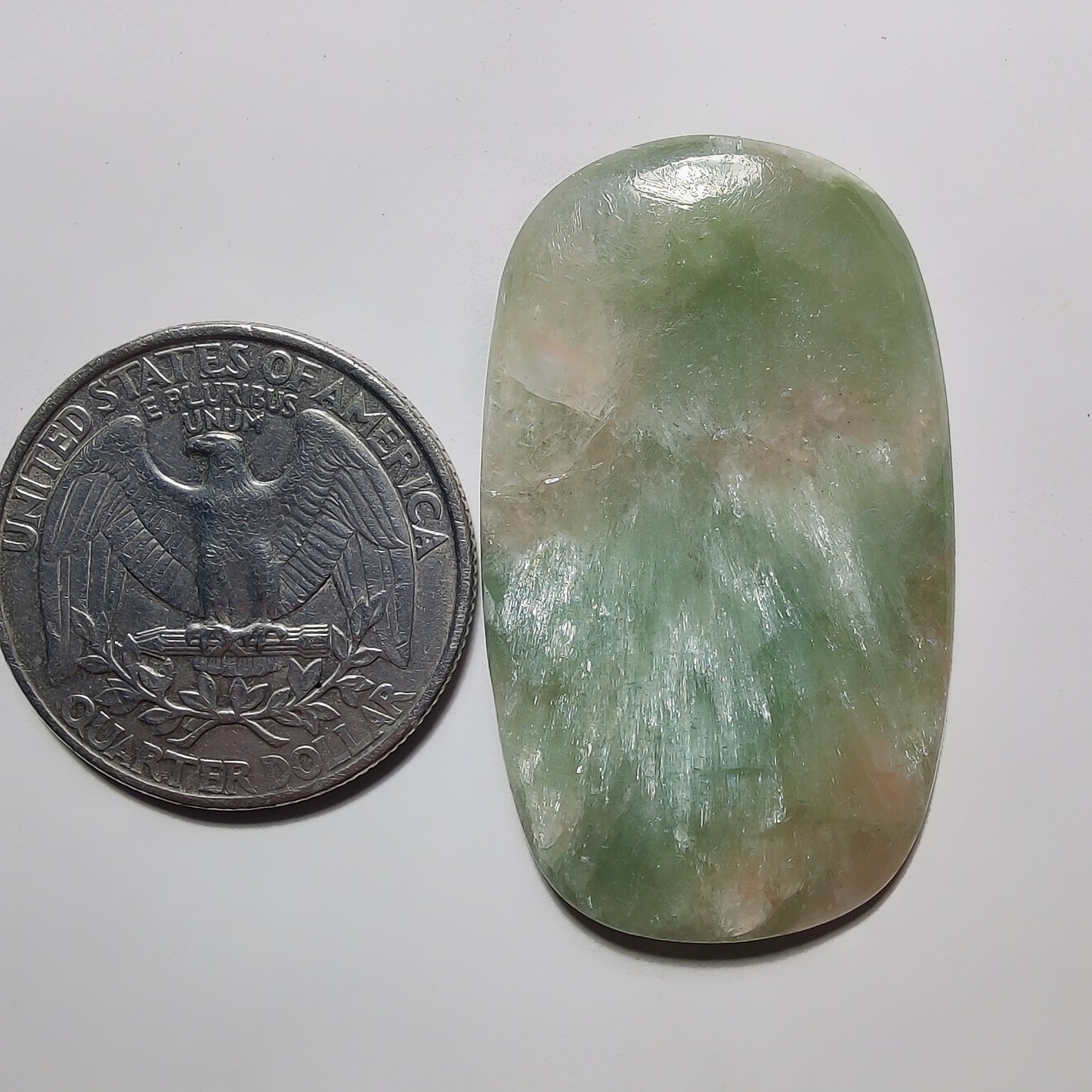 Golden Seraphinite Cabochon gemstone cabochon - natural crystal healing stone for jewelry making by Gemivra