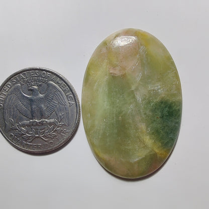 Golden Seraphinite Cabochon gemstone cabochon - natural crystal healing stone for jewelry making by Gemivra