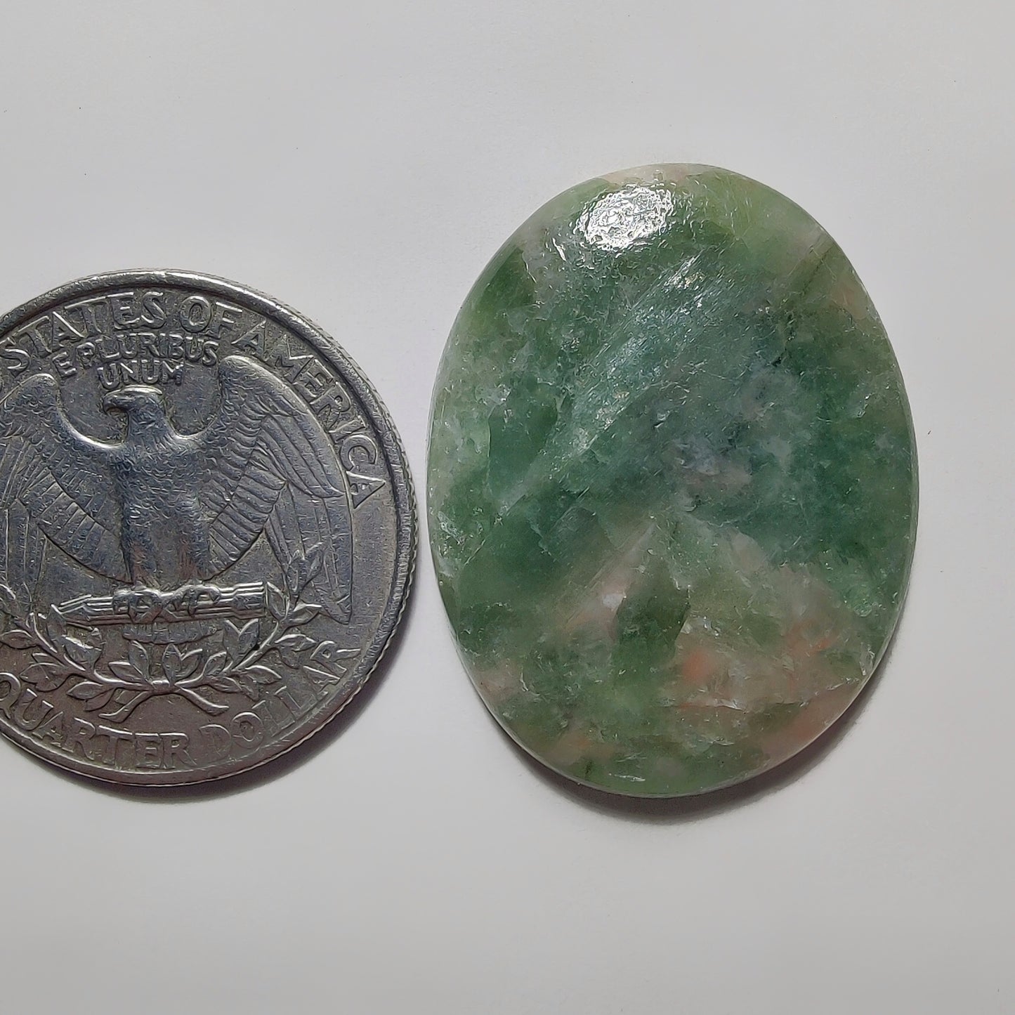Golden Seraphinite Cabochon gemstone cabochon - natural crystal healing stone for jewelry making by Gemivra