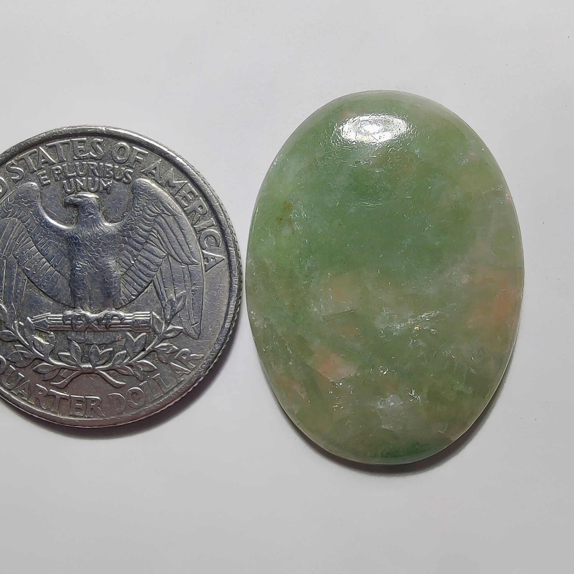 Golden Seraphinite Cabochon gemstone cabochon - natural crystal healing stone for jewelry making by Gemivra