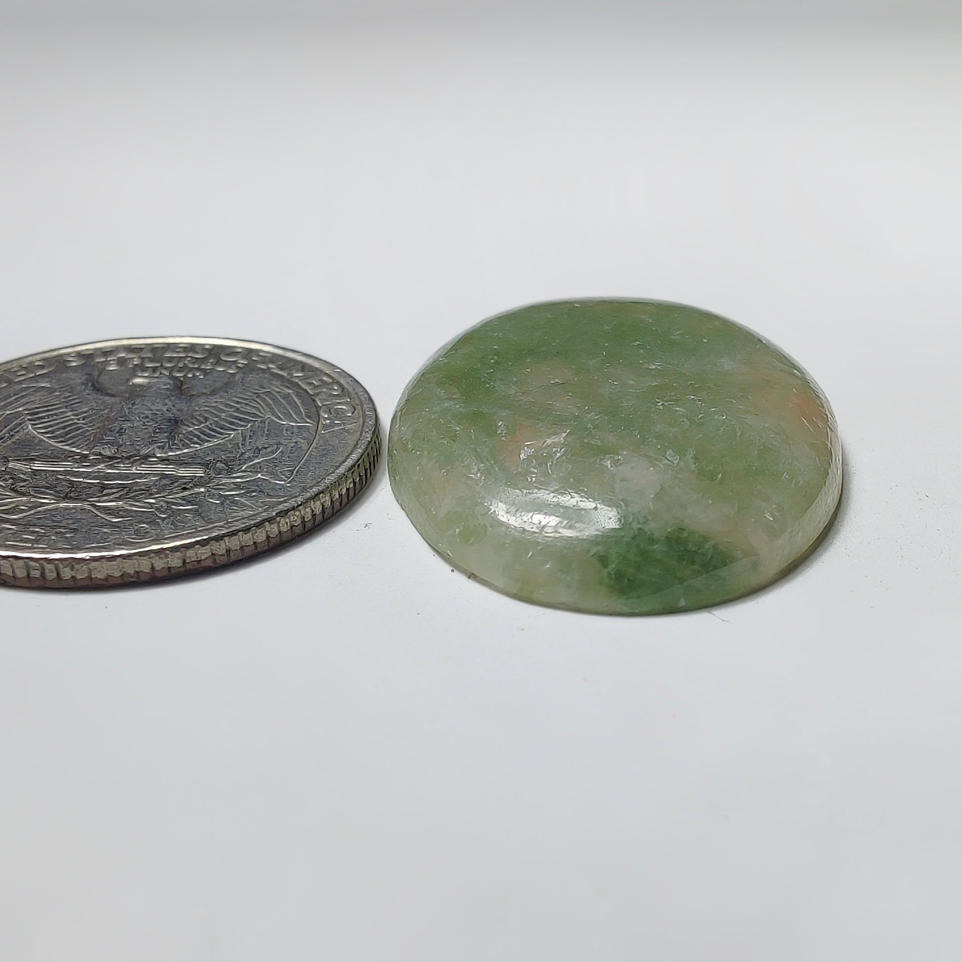 Golden Seraphinite Cabochon gemstone cabochon - natural crystal healing stone for jewelry making by Gemivra