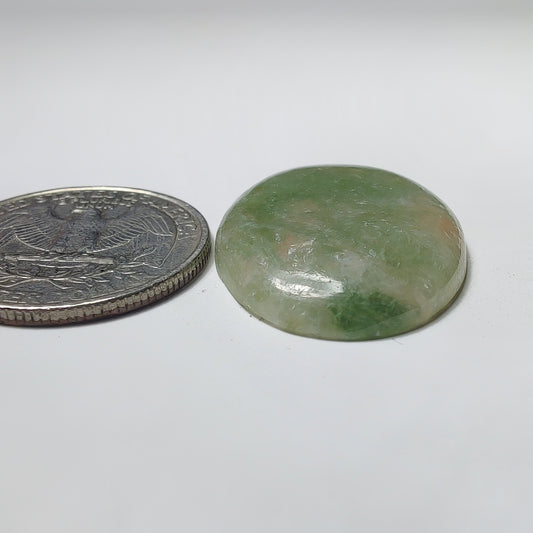 Golden Seraphinite Cabochon gemstone cabochon - natural crystal healing stone for jewelry making by Gemivra