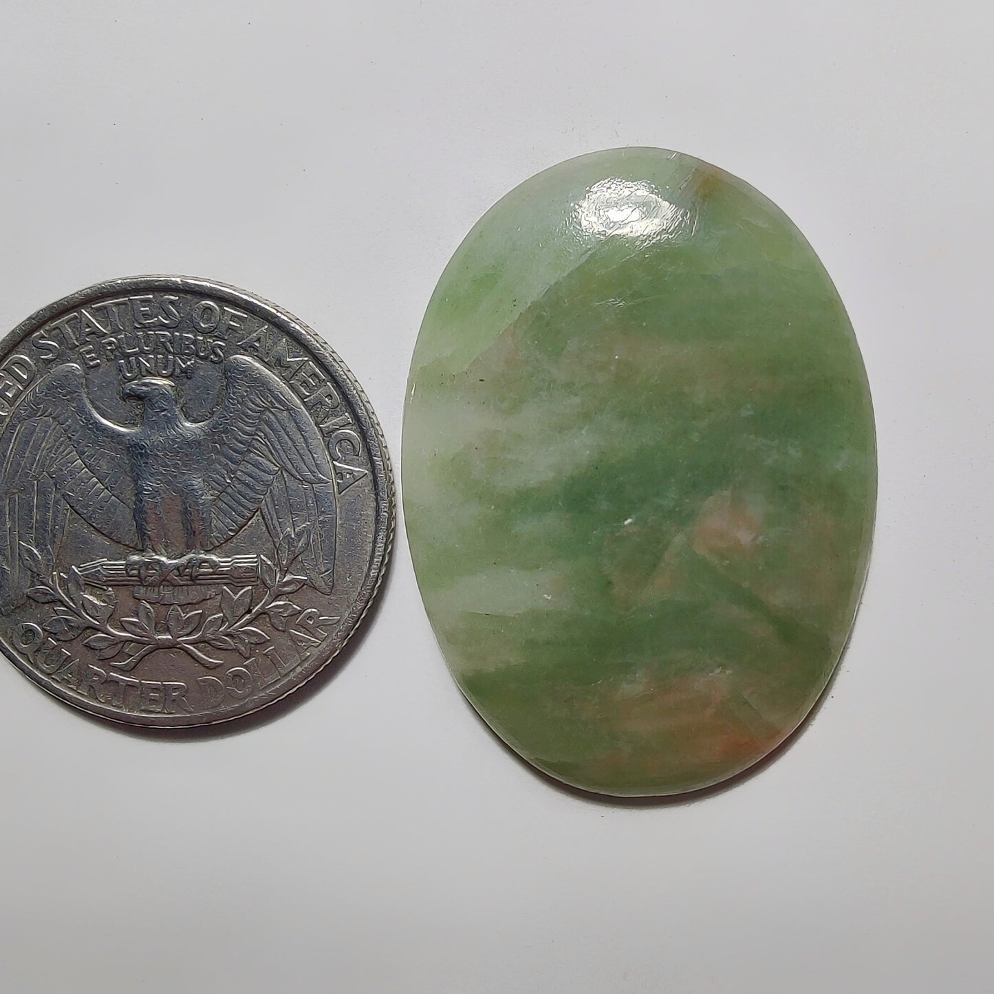 Golden Seraphinite Cabochon gemstone cabochon - natural crystal healing stone for jewelry making by Gemivra