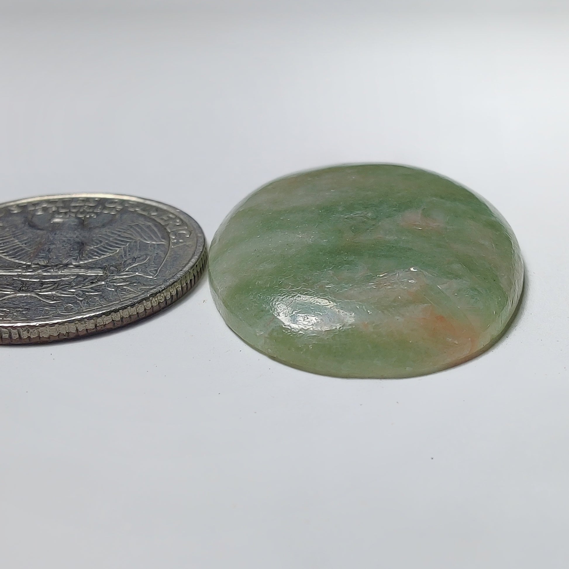 Golden Seraphinite Cabochon gemstone cabochon - natural crystal healing stone for jewelry making by Gemivra