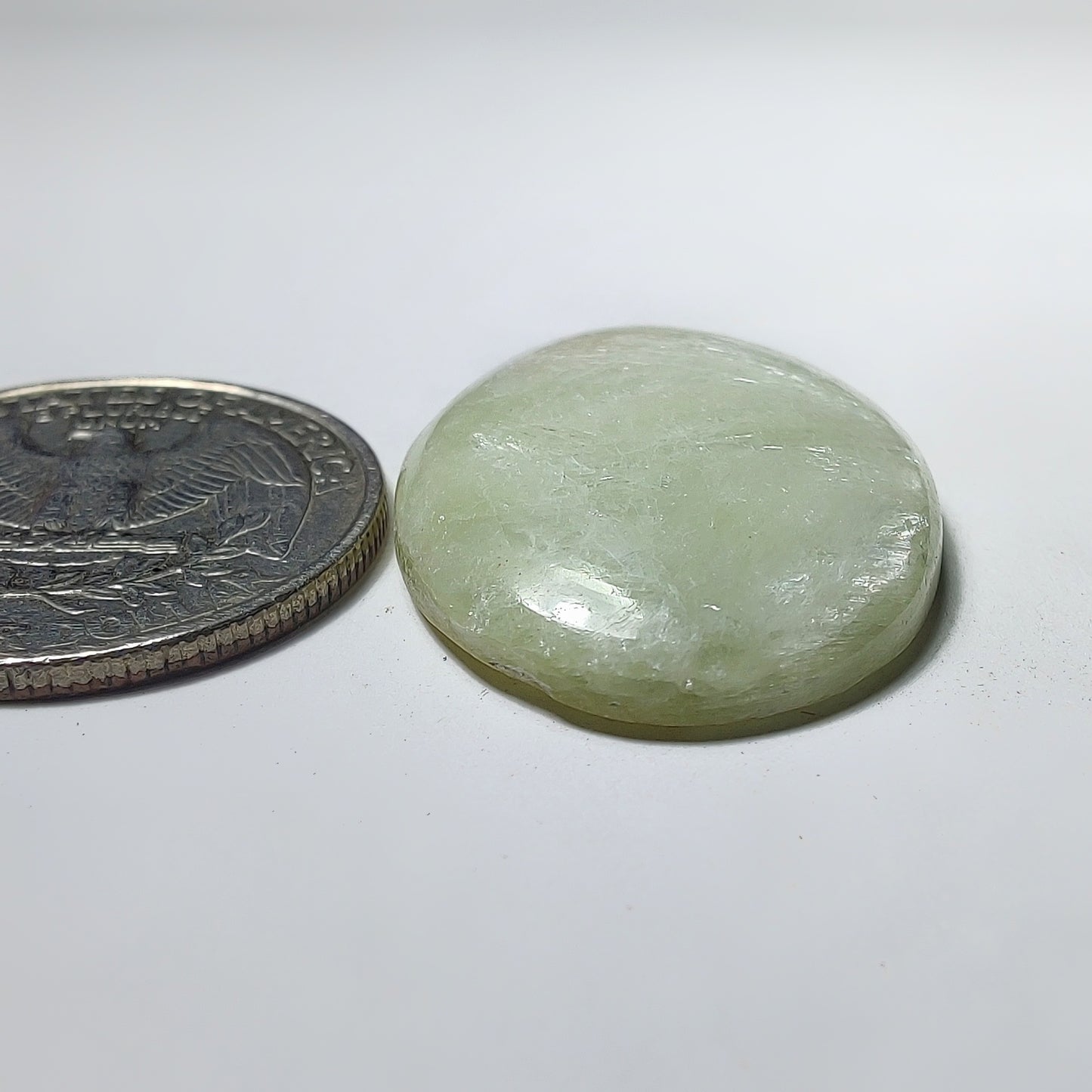 Golden Seraphinite Cabochon gemstone cabochon - natural crystal healing stone for jewelry making by Gemivra
