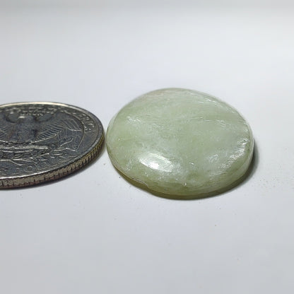 Golden Seraphinite Cabochon gemstone cabochon - natural crystal healing stone for jewelry making by Gemivra