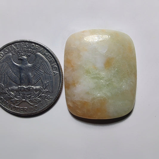 Golden Seraphinite Cabochon gemstone cabochon - natural crystal healing stone for jewelry making by Gemivra