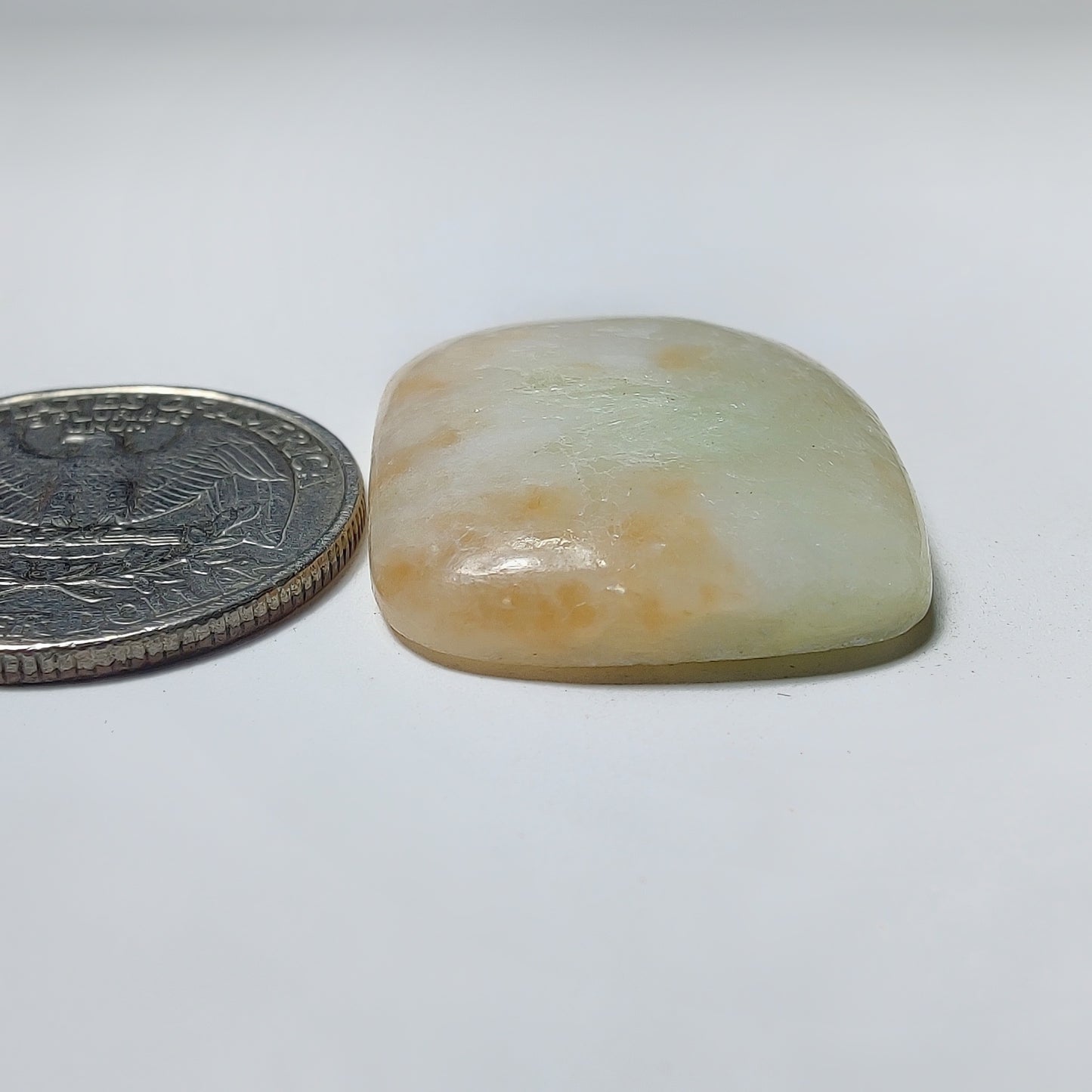 Golden Seraphinite Cabochon gemstone cabochon - natural crystal healing stone for jewelry making by Gemivra
