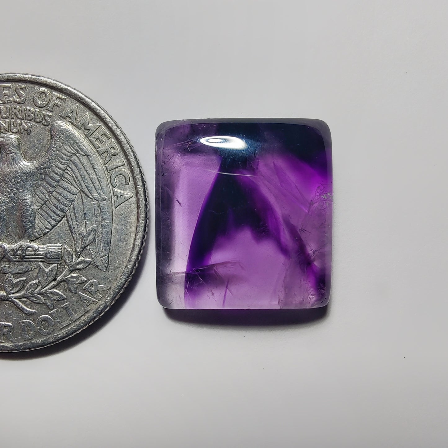 Amethyst Cabochon gemstone cabochon - natural crystal healing stone for jewelry making by Gemivra