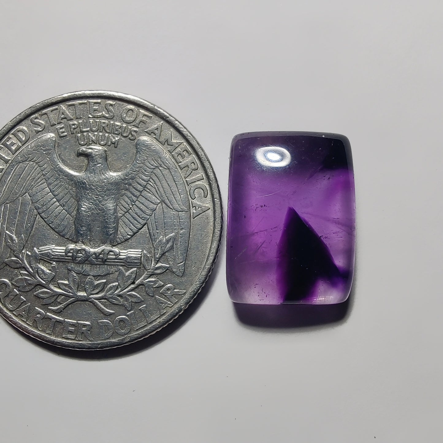 Amethyst Cabochon gemstone cabochon - natural crystal healing stone for jewelry making by Gemivra