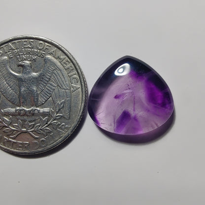 Amethyst Cabochon gemstone cabochon - natural crystal healing stone for jewelry making by Gemivra